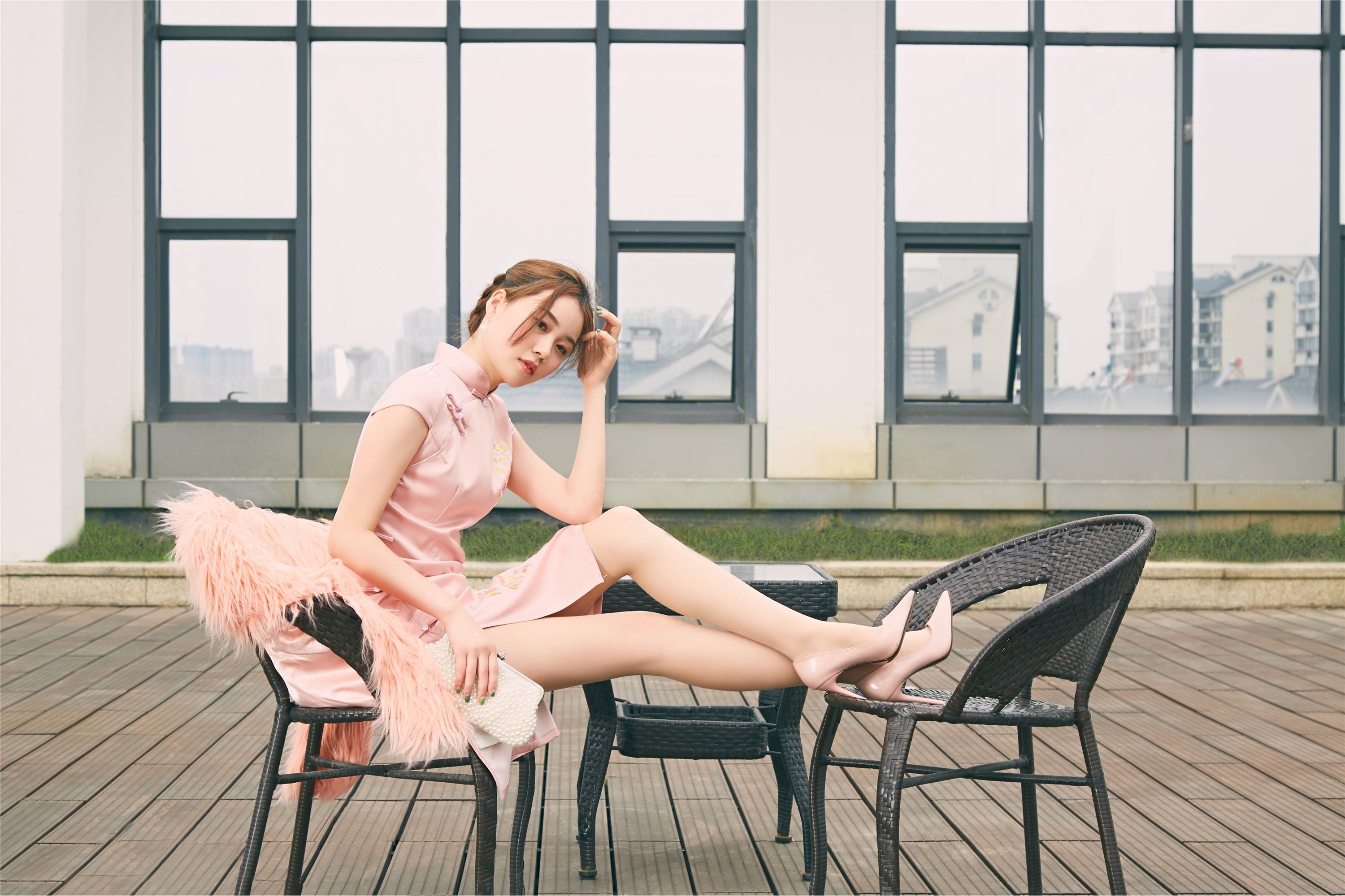 奈丝写真 NO.079 露露-捋捋被风吹乱的秀发